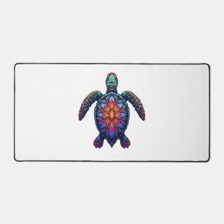 Ocean Animal Tie Dye Tribal Sea Animal Maori Turtl Schreibtischunterlage