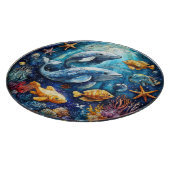 Ocean Animals Art Cutting Board Schneidebrett (Ecke)