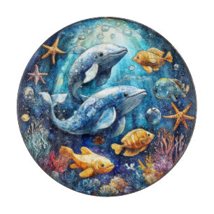 Ocean Animals Art Cutting Board Schneidebrett