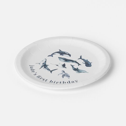 Ocean Animals Paper Teller (Schrägansicht)