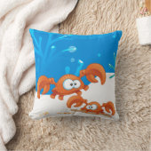Ocean Aquatic Niedlich Crab Kissen (Decke)