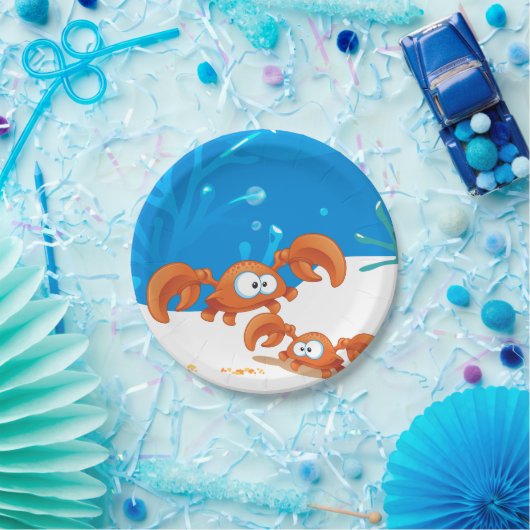 Ocean Aquatic Niedlich Crabs Paper Teller (Party)