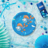 Ocean Aquatic Niedlich Fish Paper Teller (Party)