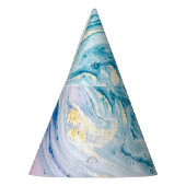 Ocean Art: Marble Agate Wirbel. Partyhütchen (Links)