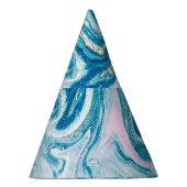 Ocean Art: Marble Agate Wirbel. Partyhütchen (Rechts)