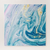 Ocean Art: Marble Agate Wirbel. Puzzle (Horizontal)