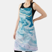 Ocean Art: Marble Agate Wirbel. Schürze (InSitu)