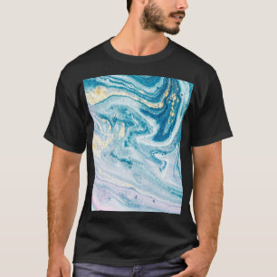 Ocean Art: Marble Agate Wirbel. T-Shirt
