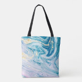 Ocean Art: Marble Agate Wirbel. Tasche (Rückseite)