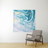 Ocean Art: Marble Agate Wirbel. Wandteppich (Beispiel)