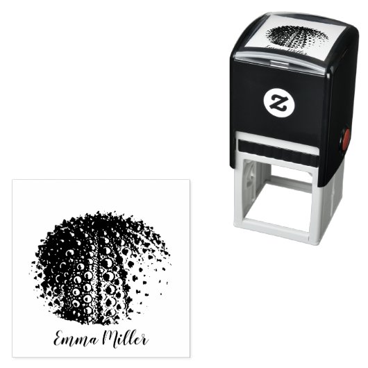 Ocean Art Sea Urchin Custom Signature Permastempel (Beispiel)