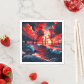 Ocean Art Serviette (Beispiel)