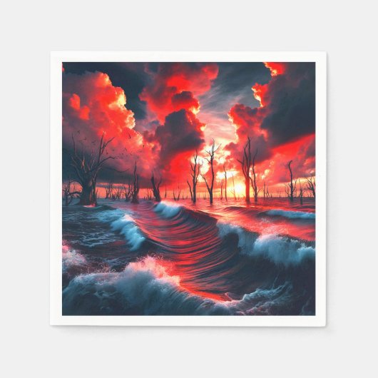 Ocean Art Serviette (Vorderseite)