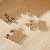 Ocean Art, White Foamy Waves am Sandy Beach Puzzle (Seite)