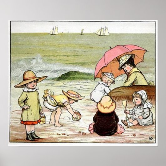 Ocean Babies Canvas Print Poster (Vorne)