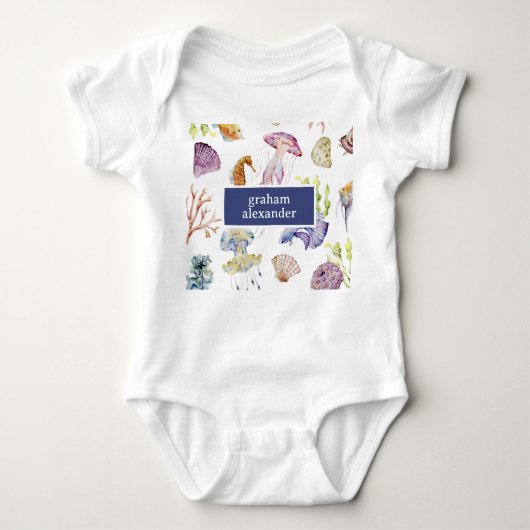 Ocean Baby Bodysuit Baby Strampler (Vorderseite)