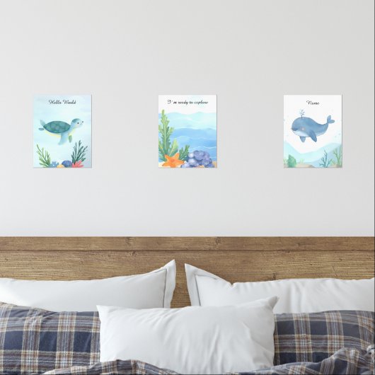 Ocean Baby Kinderzimmer Room Decke Bilderwand Sets (Schlafzimmer)