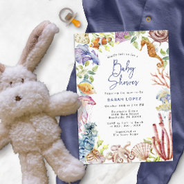 Ocean Baby Shower Einladung