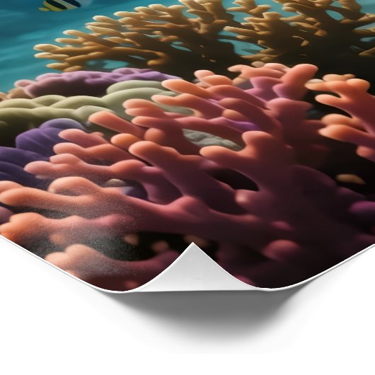 Ocean Background Poster (Ecke)