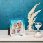 Ocean Background Seashells Stehende Foto Frame Fotoplatte (InSitu)