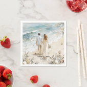 Ocean Background Wedple Serviette (Beispiel)