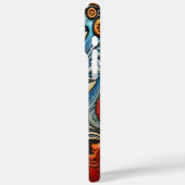 Ocean Ballet: Wale und Waves Case-Mate iPhone Hülle (Rückseite / Links)