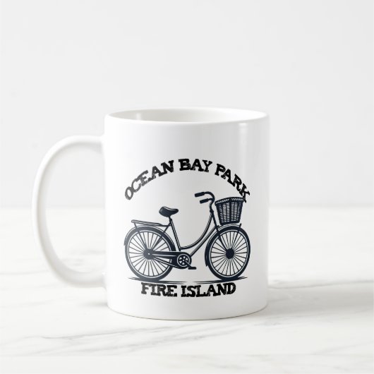 OCEAN BAY PARK Fire Island Rad Sommerstrand Mama Kaffeetasse (Links)