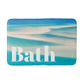 Ocean Beach Bath Mat Coastal Sea Inspiriert Badematte (Vorderseite)