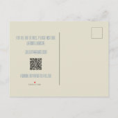 Ocean Beach Blend Save the Date Postkarte (Rückseite)