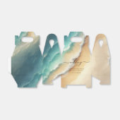 Ocean Beach Blue Watercolor Sommer Geschenkschachtel (Ungefaltet)