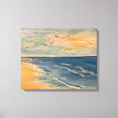 Ocean Beach Breeze Canvas Print Leinwanddruck (Vorderseite)