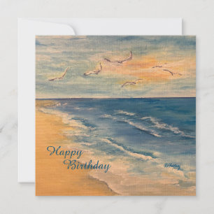 Ocean Beach Breeze Flat Danke Karte