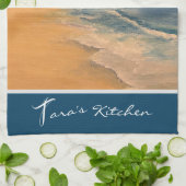Ocean Beach Breeze Kitchen Handtücher (Gefaltet)