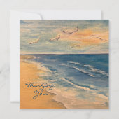 Ocean Beach Breeze Note Card Mitteilungskarte (Vorderseite)