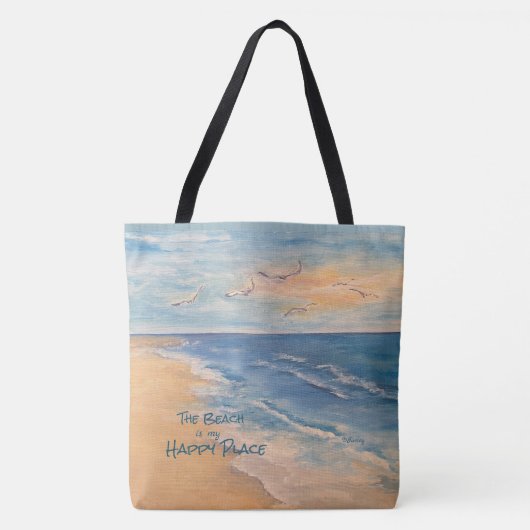 Ocean Beach Breeze Throw Kissen Tasche (Vorderseite)