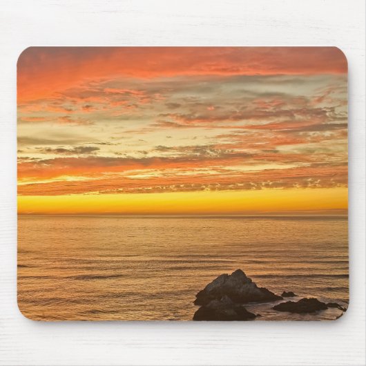 Ocean Beach Ca.Summer Sunset Mousepad (Vorne)