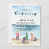 Ocean Beach Cleanup Einladung (Vorderseite)