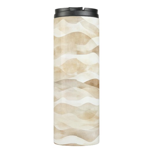 Ocean Beach Coast Sea Turtle Sand Thermosbecher (Rückseite)