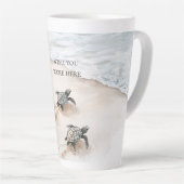 Ocean Beach Coast Sea Turtles Milchtasse (Rechte Ecke)