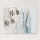 Ocean Beach Coast Sea Turtles Puzzle (Horizontal)