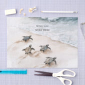 Ocean Beach Coast Sea Turtles Seidenpapier (Handwerk)