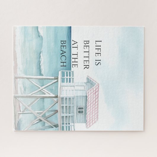 Ocean Beach Coastal Puzzle (Horizontal)