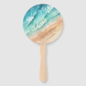 Ocean Beach Day Party Begrüßung Fächer (Vorderseite)