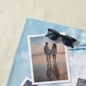 Ocean Beach Foto Collage Template Strandtuch (Beispiel)