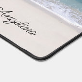 Ocean Beach Foto Script Name Schreibtischunterlage (Ecke)