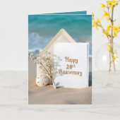 Ocean Beach für 20 Jahre Karte (Gelbe Blume)