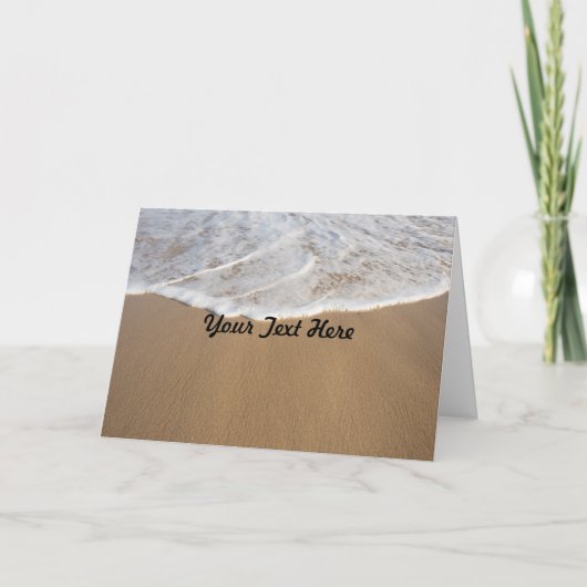 Ocean & Beach Grußkarte Karte (Vorderseite)