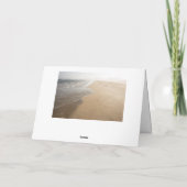 Ocean & Beach Grußkarte Karte (Rückseite)