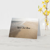 Ocean & Beach Grußkarte Karte (Gelbe Blume)