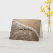 Ocean & Beach Grußkarte Karte (Gelbe Blume)